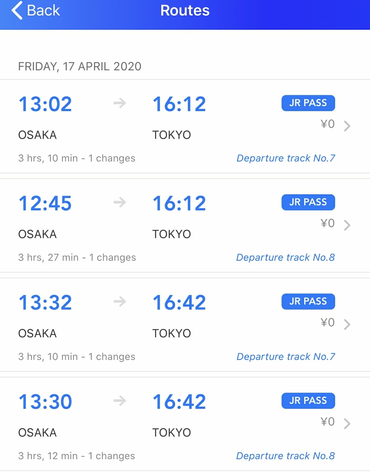 Japan Direct JR Pass Tarifas